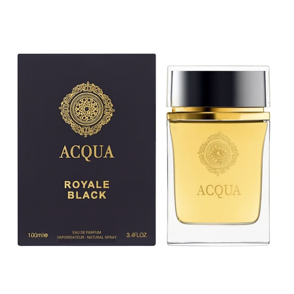 خرید آنلاین عطر کمیاب مردانه آکوا رویال بلک فراگرنس ورد - اصل امارات