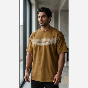 قیمت تیشرت مردانه پنبه سوپر FEELMORE قواره تک پوش در 5 رنگ 