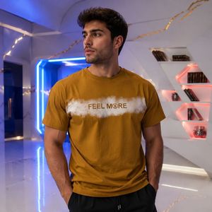 قیمت ارزان تیشرت مردانه پنبه سوپر FEELMORE قواره تک پوش در 5 رنگ