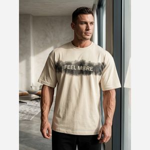 خرید اینترنتی تیشرت مردانه پنبه سوپر FEELMORE قواره تک پوش در 5 رنگ 