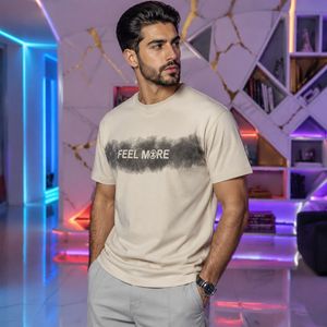 تیشرت مردانه پنبه سوپر FEELMORE قواره تک پوش در 5 رنگ