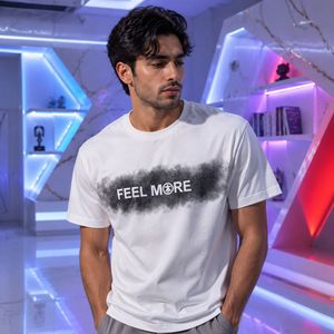 خرید آنلاین تیشرت مردانه پنبه سوپر FEELMORE قواره تک پوش در 5 رنگ