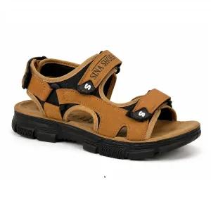خرید اینترنتی قیمت کفش صندل مردانه تابستانی مدل Sina Shoes  عسلی
