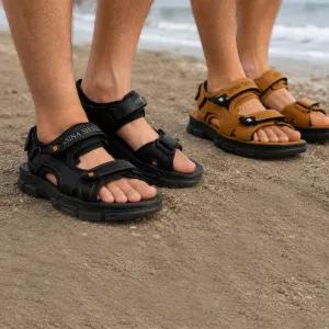 خرید اینترنتی قیمت کفش صندل مردانه تابستانی مدل Sina Shoes -مشکی
