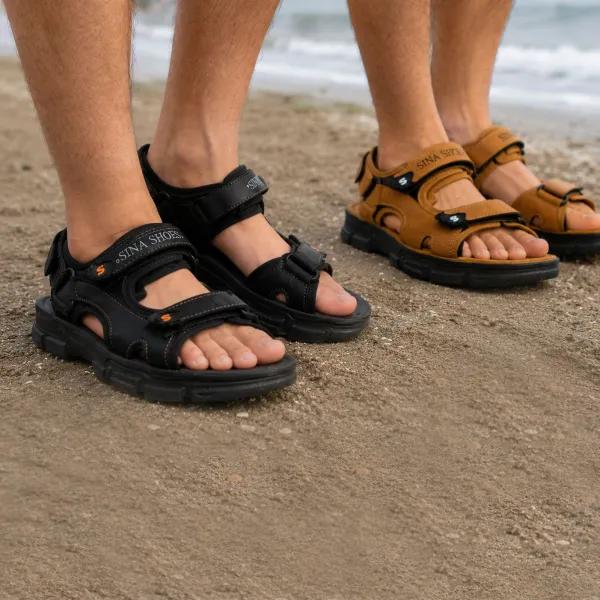 کفش صندل مردانه تابستانی مدل Sina Shoes -مشکی