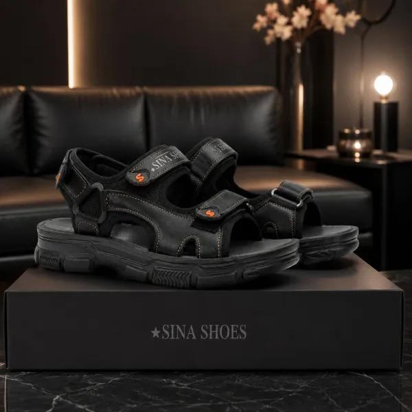 کفش صندل مردانه تابستانی مدل Sina Shoes -مشکی