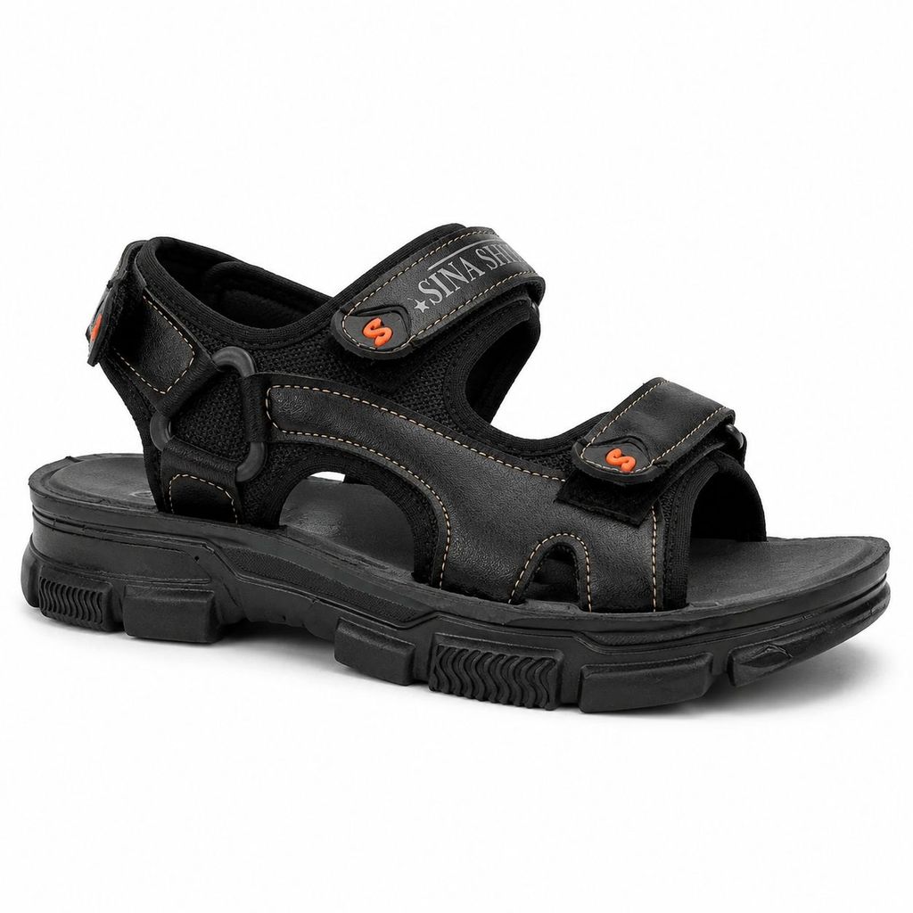 خرید انلاین کفش صندل مردانه تابستانی مدل Sina Shoes -مشکی