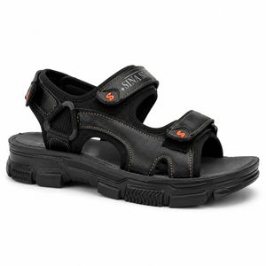 خرید انلاین کفش صندل مردانه تابستانی مدل Sina Shoes -مشکی