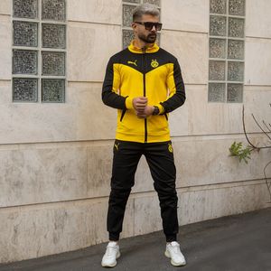 قیمت ارزان ست سوئیشرت شلوار دورتموند مردانه مدل BVB09