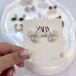قیمت ارزان گوشواره میناکاری پاپیون