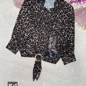 قیمت شومیز گره ای پلنگی