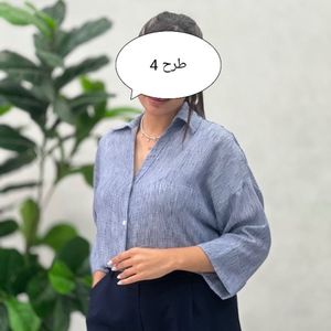 قیمت ارزان شومیز مانتویی زنانه لینن زارا کجراه کد 1302