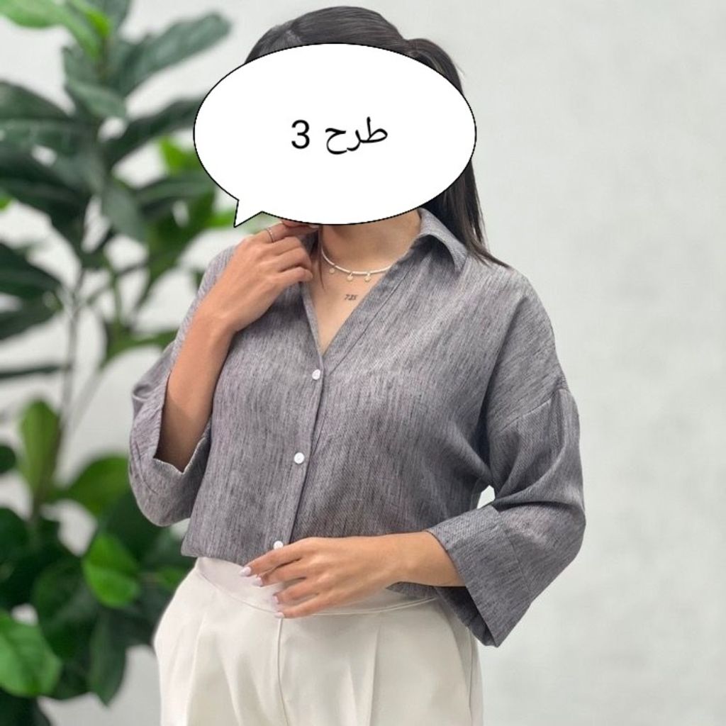 فروش اینترنتی شومیز مانتویی زنانه لینن زارا کجراه کد 1302