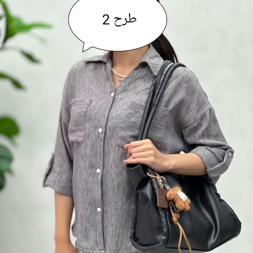 خرید انلاین شومیز مانتویی زنانه لینن زارا کجراه کد 1298