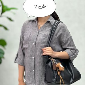 خرید انلاین شومیز مانتویی زنانه لینن زارا کجراه کد 1298