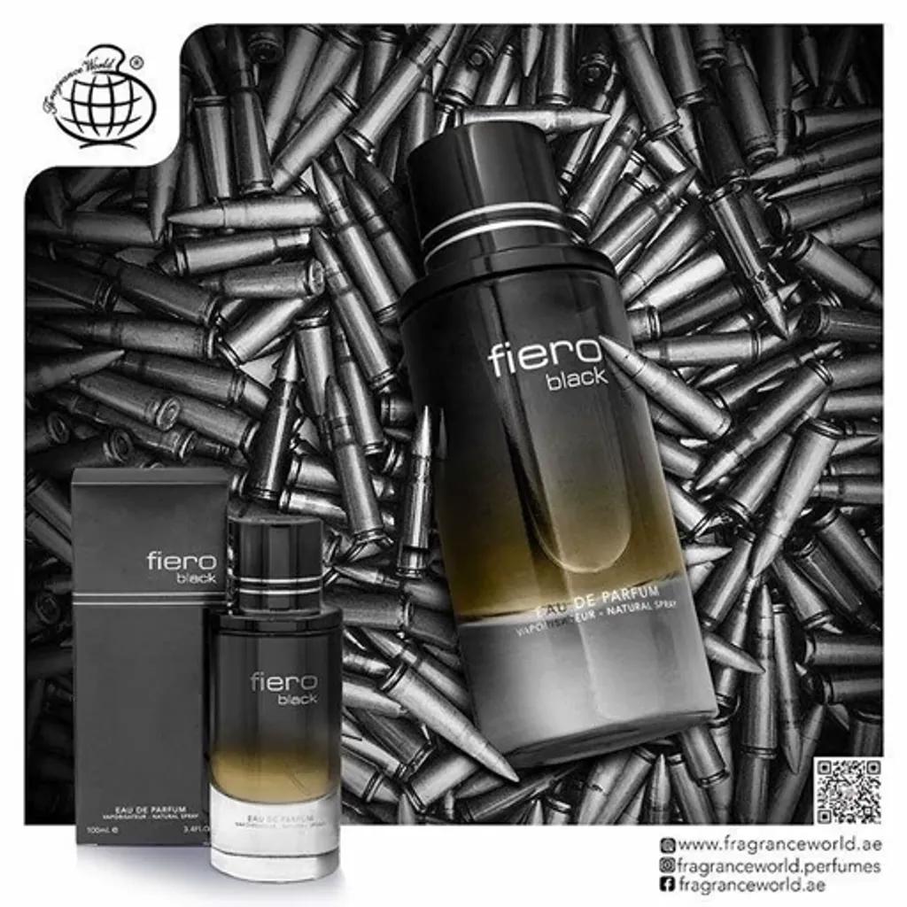 خرید انلاین ادکلن فیرو بلک فراگرنس 100 میل(FIERO BLACK FRAGRANCE)