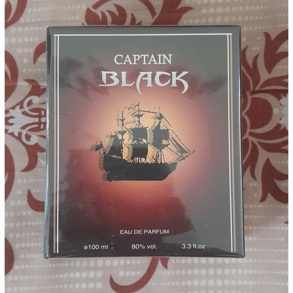 ادکلن کاپیتان بلک اصل هارد باکس 100 میل (CAPITAIN BLACK)