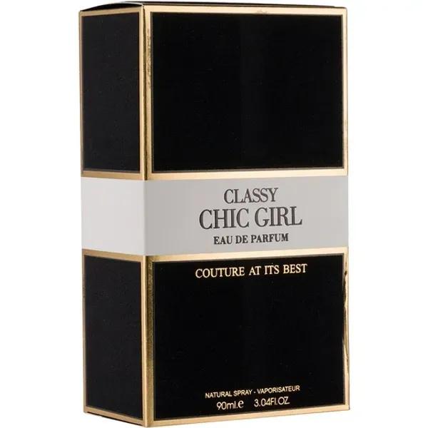 ادکلن کلاسیک چیک گرل فراگرنس با رایحه گودگرل مشکی 100 میل(CLASSY CHIC GIRL FRAGRANCE)