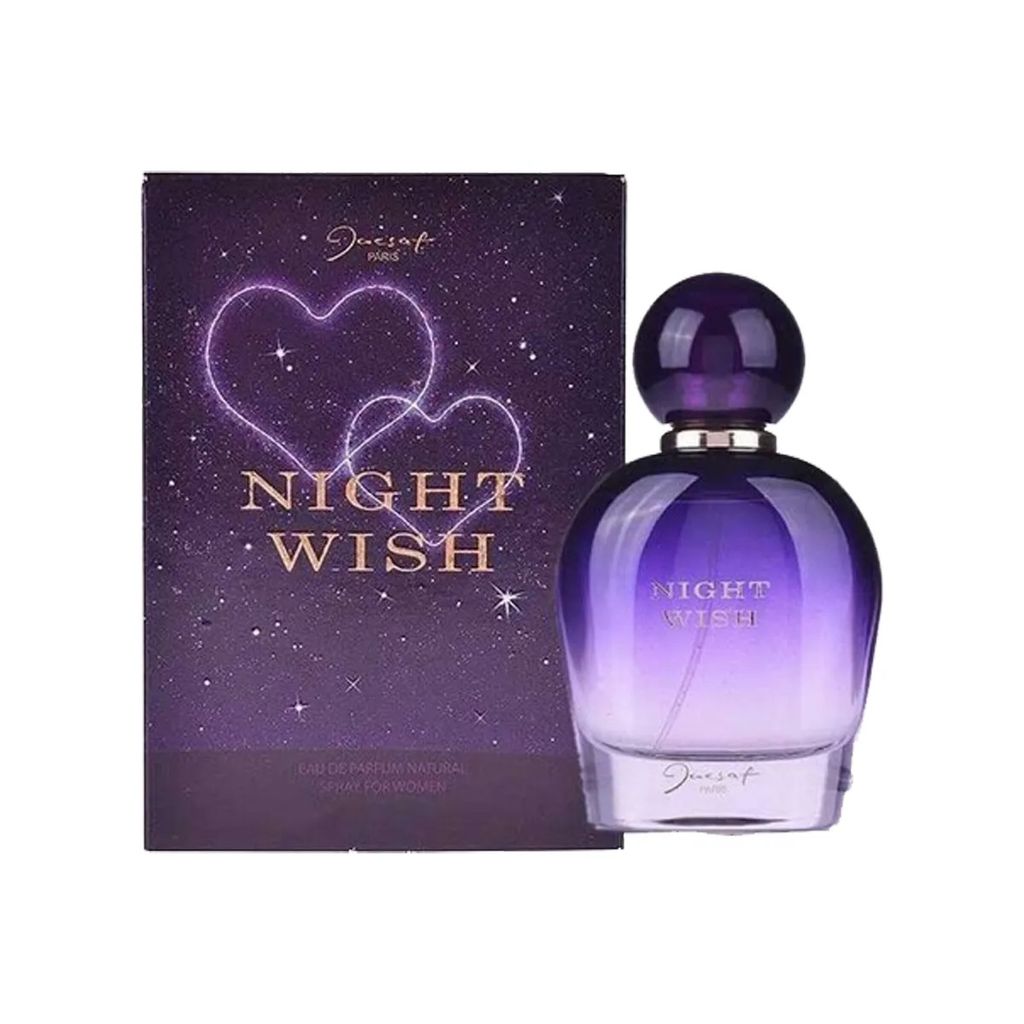 قیمت ادکلن نایت ویش ژک ساف با رایحه ورساچه کریستال نویر 100 میل(NIGHT WISH JACSAF)