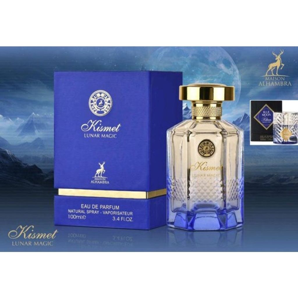 خرید انلاین ادکلن کیسمت لونار مجیک الحمبرا با رایحه بلو مون انجلز شیر 100 میل(KISMET LUNAR MAGIC ALHAMBRA)