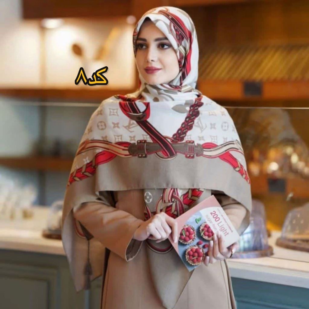 فروش اینترنتی روسری نخی سیااسکارف
