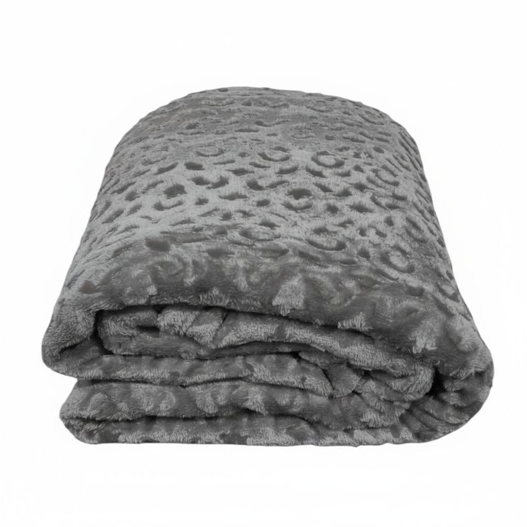 خرید اینترنتی قیمت پتو دونفره گلبافت مدل قلبی رنگ طوسی سایز 200*170 سانتی متر(همراه با کیف)