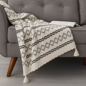 خرید اینترنتی قیمت شال مبل کلاسیک  آدلانته طرح پانچ زیتونی سایز 140*180 سانتی متر
