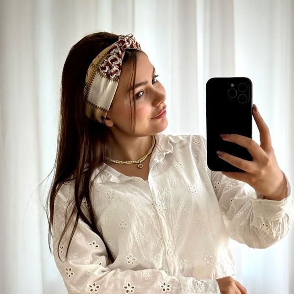 هد بند ساتن ابریشم