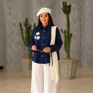 فروش اینترنتی شومیز فری سایز گلبرگ