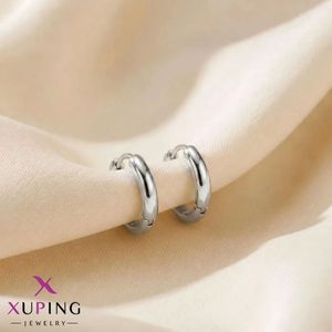 گوشواره حلقه‌ای کلاسیک ژوپینگ نقره ای (سایز متوسط)