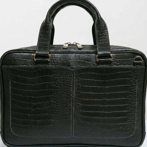 کیف اداری چرم طبیعی مدل ابرویی