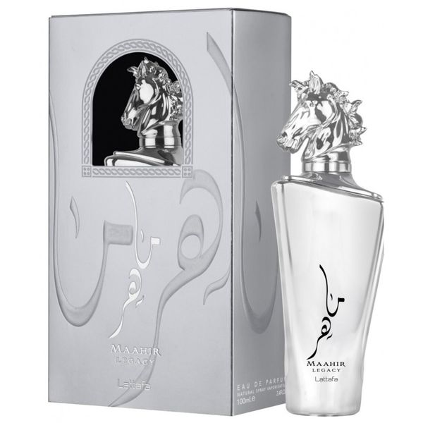 عطر مردانه لطافه ماهر لگاسی نقره ای - Lattafa Maahir Legacy