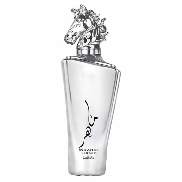 عطر مردانه لطافه ماهر لگاسی نقره ای - Lattafa Maahir Legacy