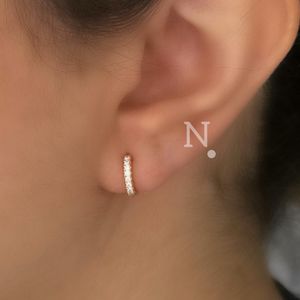 مشخصات گوشواره زنانه آبکاری طلا ظریف 