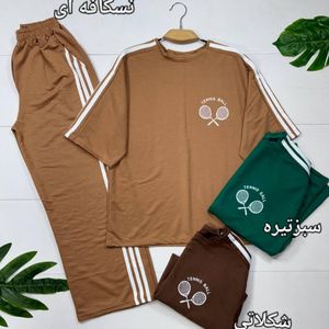 خرید آنلاین ست تیشرت شلوار تنیسی رنگی