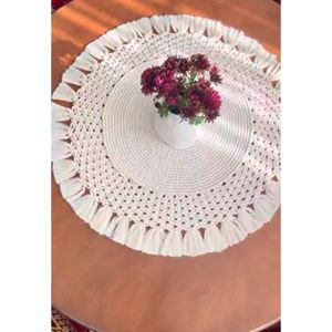 رانر گردبافت مکرومه مدل سلنا