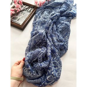 فروش اینترنتی شال نخ پنبه TRF وارداتی