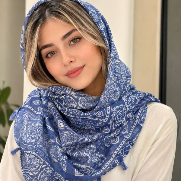 شال نخ پنبه TRF وارداتی