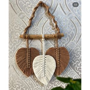 جاکلیدی مکرومه نوستالژی مدل برگ