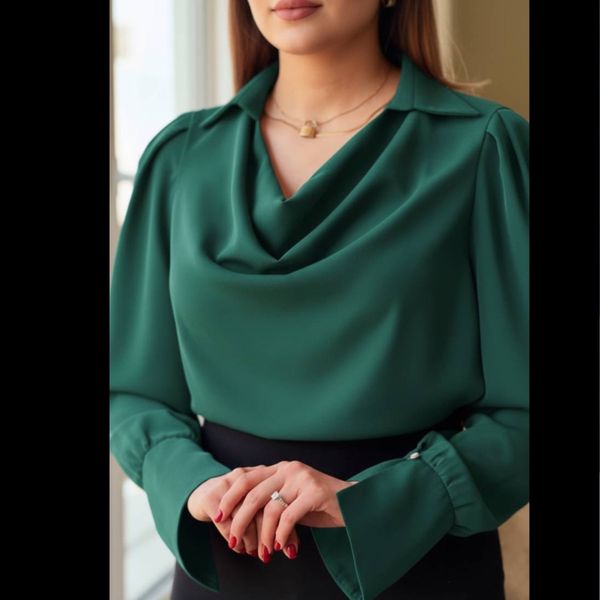 شومیز یقه شل