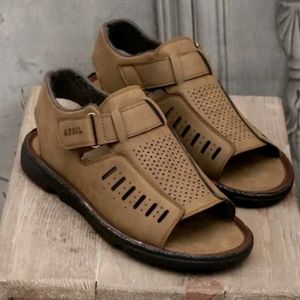 صندل مردانه چسبکی مدل منچستر رنگ سدری سایز 40 تا 44