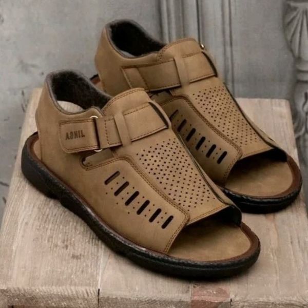 صندل مردانه چسبکی مدل منچستر رنگ سدری سایز 40 تا 44
