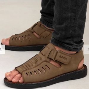 مشخصات صندل مردانه چسبکی مدل منچستر رنگ سدری سایز 40 تا 44