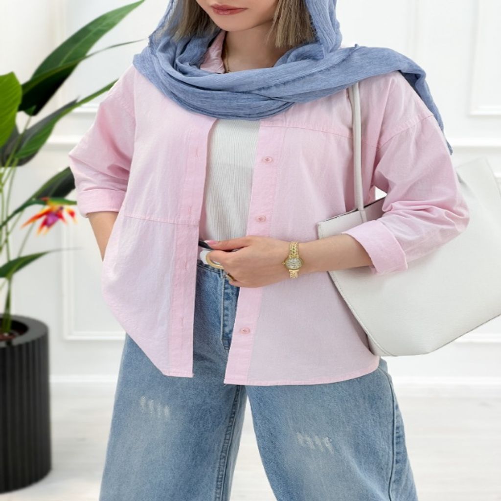 خرید اینترنتی قیمت شومیز جلو دکمه آیدا