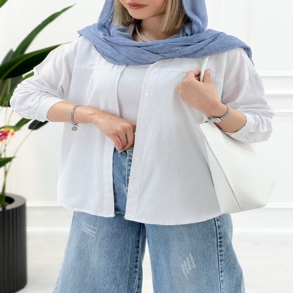 شومیز جلو دکمه آیدا