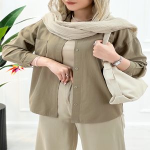 خرید اینترنتی قیمت شومیز زنانه جلو دکمه آیدا