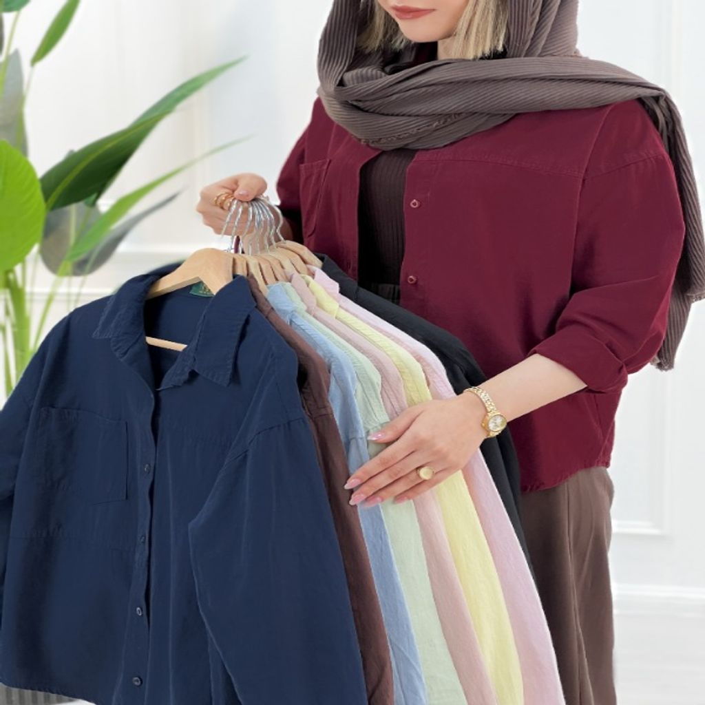 خرید اینترنتی قیمت شومیز جلو دکمه آیدا