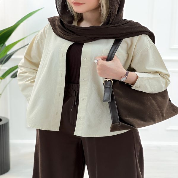 شومیز کژوال زنانه لینن پارمیس