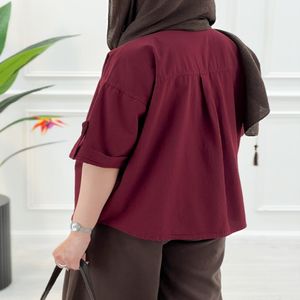 خرید اینترنتی قیمت شومیز کوتاه مرجان