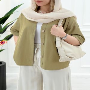 خرید اینترنتی قیمت شومیز کوتاه زنانه مرجان | تاتاتا
